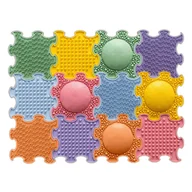 Maty edukacyjne - Malpiszon, puzzle sensoryczne Mini 12 szt 15x15cm - miniaturka - grafika 1