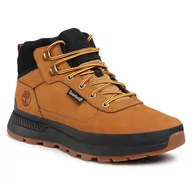 Botki męskie - Trzewiki Timberland Field Trekker Mid Hiker TB0A1ZQH2311 Wheat Nubuck W Black - miniaturka - grafika 1