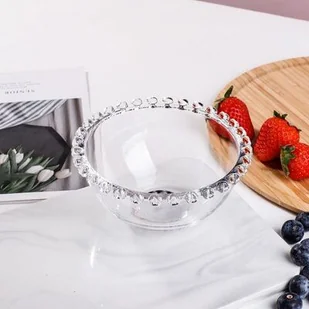 Salaterka szklana Love średnica 13 cm - Miski i półmiski - miniaturka - grafika 1