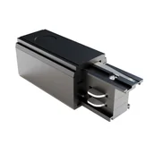 Lampy pozostałe - TRINITY zasilanie końcowe lewe czarne do szyny 3-fazowej natynkowej - miniaturka - grafika 1