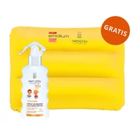 Kremy dla dzieci - Iwostin Solecrin, spray ochronny dla dzieci, SPF 50+, 175 ml + nadmuchiwana poduszka plażowa gratis - miniaturka - grafika 1
