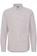 Koszule męskie - CASUAL FRIDAY Męska koszula Anton Oxford, 201792 / biała w paski, XXL - miniaturka - grafika 1