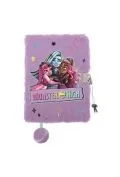 Podręczniki dla liceum - Pamiętnik z kłódką 3D Włochacz A5 Monster High mkmn - miniaturka - grafika 1