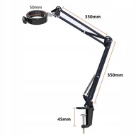 Mikroskopy i lupy - Regulowany wysięgnik / ramie do mikroskopu cyfrowego ODM-180X 50mm - miniaturka - grafika 1