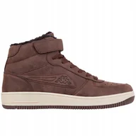 Buty sportowe męskie - Buty Kappa Bash Mid Fur ciemnobrązowe 242799 5043 39 - miniaturka - grafika 1