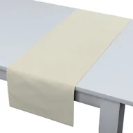 Obrusy i serwetki - Dekoria pl Bieżnik prostokątny śmietankowa biel 40 × 130 cm Velvet 410-704-10 - miniaturka - grafika 1