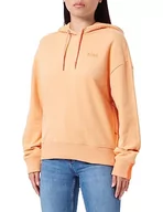 Bluzy damskie - BOSS C_ecaisy_Print bluza damska, Light/Pastel Orange838, XS - miniaturka - grafika 1