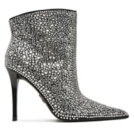 Botki damskie - Botki Steve Madden Sentinel-R SM11003450 Srebrny - miniaturka - grafika 1
