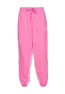 adidas Damskie spodnie do biegania Jogger Hyperglam z 3 paskami, oversize, z bocznymi suwakami - Spodnie damskie - miniaturka - grafika 1