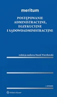 E-booki - prawo - Meritum. Postępowanie administracyjne, egzekucyjne i sądowoadministracyjne - miniaturka - grafika 1