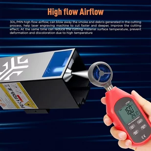 ACMER C4 Laser Engraver Air Assist Kit, 30L/min Air Volume, Low Noise - Grawerowanie i akcesoria - miniaturka - grafika 4