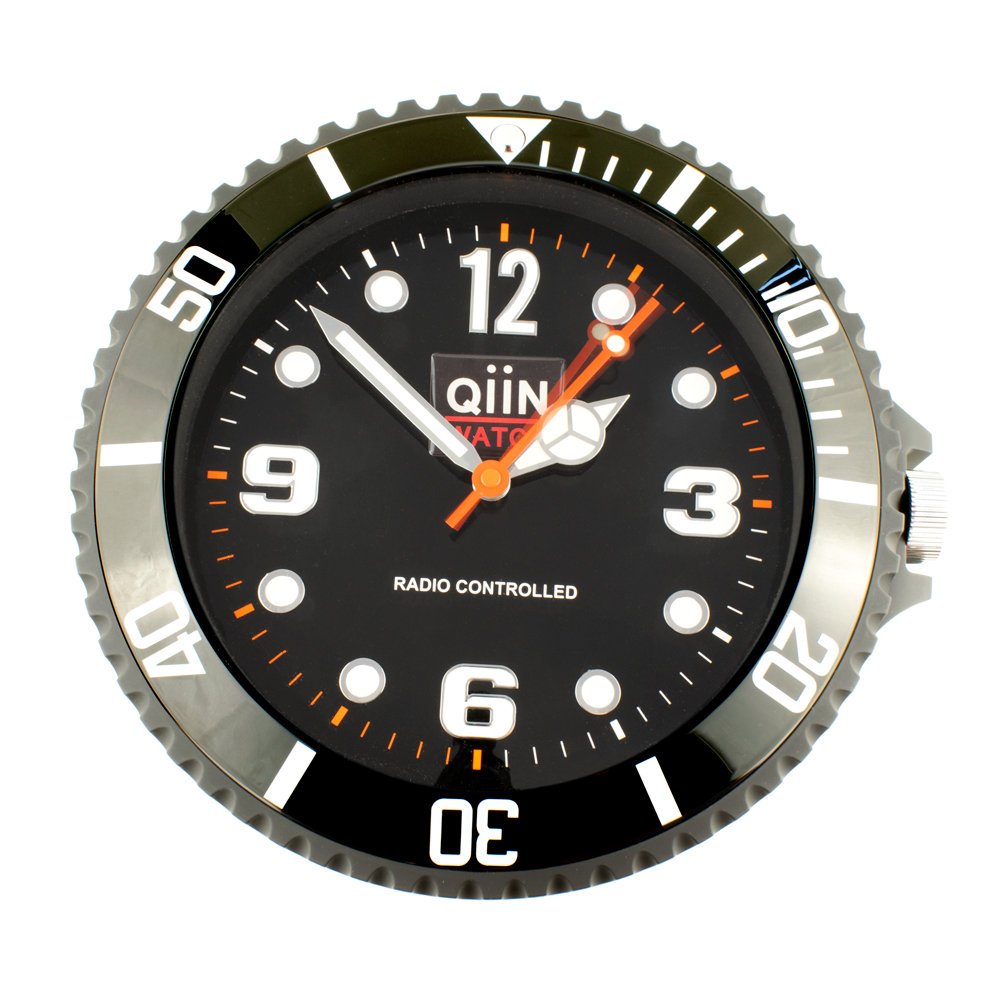 Zegarek Qiin Qn-Wc-Bk-Dcf. Kwarcowy, Kolor Czarny. Unisex.