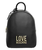 Plecaki - Love Moschino Damski plecak Zaino, rozmiar uniwersalny, czarny, jeden rozmiar - miniaturka - grafika 1