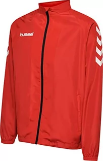 Kurtki męskie - Hummel Męska kurtka Core Micro Zip czerwony czerwony (True Red) XL 203441-3062 - grafika 1