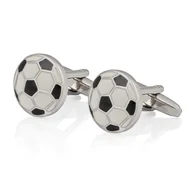 Spinki do mankietów i krawatów - Spinki do mankietów tematyczne piłka nożna EM 72 - EM Men's Accessories - miniaturka - grafika 1