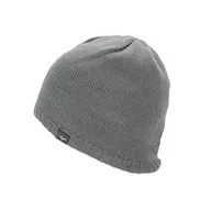 Czapki damskie - SEALSKINZ Unisex wodoodporna czapka na zimną pogodę - szara, mała/średnia - miniaturka - grafika 1