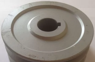 KOŁO PASOWE, PRZEKŁADNIA 2 HB 200MM FI 38MM, NA PASEK 2*17MM - Silniki elektryczne i akcesoria - miniaturka - grafika 1