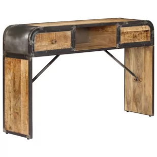 vidaXL vidaXL Szafka, 120x30x75 cm, lite drewno mango - Szafki do salonu - miniaturka - grafika 1