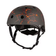 Kaski rowerowe - Kask rowerowy HORNIT Lava LAS828 Czarno-pomarańczowy dla Dzieci  rozmiar S) - miniaturka - grafika 1