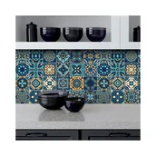 Naklejki na ścianę - Komplet 9 dekoracyjnych naklejek ściennych Ambiance Dizier, 15x15 cm - miniaturka - grafika 1