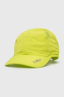 Czapki męskie - CMP czapka z daszkiem kolor zielony gładka - grafika 1
