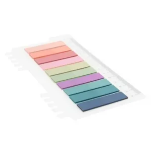 Zakładki indeksujące plastikowe 10x20 12mmx45mm - Etykiety samoprzylepne i bloki etykiet - miniaturka - grafika 1