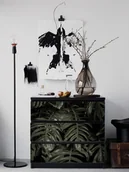 Naklejki na drzwi i meble - Naklejki Ikea Malm Liście Monstery - miniaturka - grafika 1