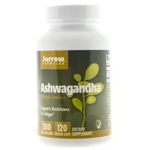 Jarrow Formulas Ashwagandha JARROW FORMULAS, 300 mg, 120 kapsułek - Przeziębienie i grypa - miniaturka - grafika 1