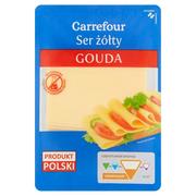 Sery - Carrefour Ser żółty Gouda plastry 300 g - miniaturka - grafika 1