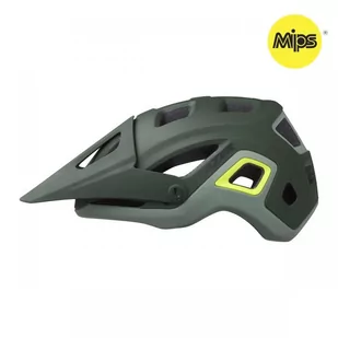 Kask rowerowy Lazer Impala MIPS | DARK GREEN/YELLOW 52-56cm - Kaski rowerowe - miniaturka - grafika 1