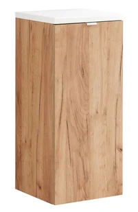 Półsłupek łazienkowy z koszem na pranie G1-N59 - Szafki łazienkowe - miniaturka - grafika 1