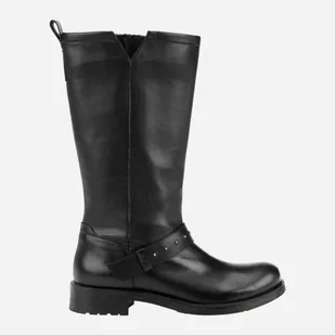 Kozaki damskie skórzane Geox D166RF0KBTU-C9999 36 Czarne (8050036167606). Kozaki damskie - Kozaki damskie - miniaturka - grafika 1