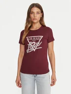Koszulki i topy damskie - Guess T-Shirt W5YI40 I3Z14 Czerwony Regular Fit - miniaturka - grafika 1