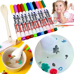 WKS, Flamastry do rysowania po wodzie - Zakreślacze - miniaturka - grafika 1