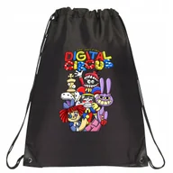 Torby szkolne - P122 PLECAK WOREK NA BUTY THE AMAZING DIGITAL CIRCUS SERIAL CZARNY PREZENT - miniaturka - grafika 1