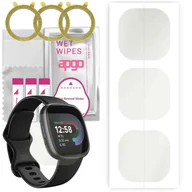 Akcesoria do smartwatchy - 3x Folia hydrożelowa MATOWA do Fitbit Versa 4 - apgo Smartwatch Hydrogel MATTE Protection Ochrona na ekran smartwatcha - miniaturka - grafika 1