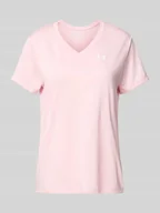 Koszulki i topy damskie - T-shirt z nadrukiem z logo - miniaturka - grafika 1