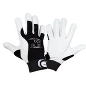 Rękawice robocze - Rękawice ze skóry koziej czarne L270809P "9" CE LAHTI PRO - miniaturka - grafika 1