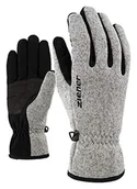Rękawiczki - Ziener LIMAGIOS JUNIOR glove multisport rękawiczki rekreacyjne/funkcyjne/outdoorowe | oddychające, dzianinowe, szare (szary melanż), 4,5 - miniaturka - grafika 1