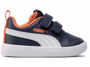 Buty dla dziewczynek - BUTY dziecięce PUMA COURTFLEX 371544-26 rzepy 21 - grafika 1