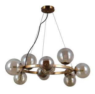 Italux Miodowa Lampa Wisząca Montora G9 11-punktowa PND-30223-11A - Lampy sufitowe - miniaturka - grafika 2
