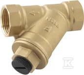 Uzdatniacze wody - Filtr skośny siatkowy z magnesem, nakrętno-nakrętny, DN20, G3/4 - miniaturka - grafika 1