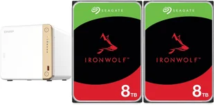 Serwer plików Qnap TS-462-4G + 2x Seagate IronWolf 8TB ST8000VN004 - Serwery plików NAS i macierze dyskowe - miniaturka - grafika 1