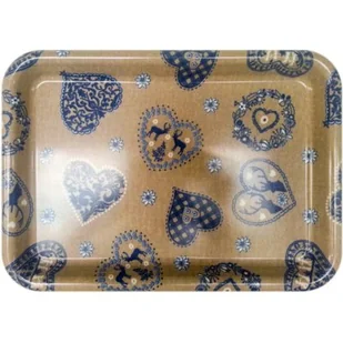 VIVENZI Taca VIVENZI Blue Heart 38 x 27 cm) BLUE HEART - Tace i patery - miniaturka - grafika 1