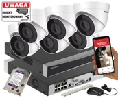 Zestawy do monitoringu - Zestaw 6 kamer IP Hikvision DS-2CD1343G2-I Rejestrator POE Dysk 2TB Inteligentna Detekcja MD 2.0 - miniaturka - grafika 1