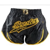 Spodnie sportowe męskie - Booster Spodenki Muay Thai Retro Slugger 1 Black/Gold - miniaturka - grafika 1