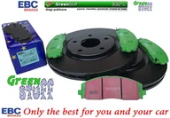 Tarcze hamulcowe - Przednie klocki GreenStuff + tarcze hamulcowe 330mm EBC seria Premium Chrysler Voyager Town Country 2012- - miniaturka - grafika 1