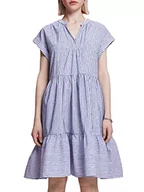 Sukienki - ESPRIT Sukienka w paski, 100% bawełna, jasnoniebieski, 42 - miniaturka - grafika 1