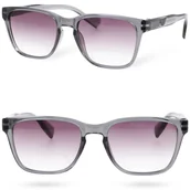 Okulary korekcyjne, oprawki, szkła - Okulary korekcyjne progresywne do czytania PLUSY GRADAL VISION GRAY +4 - miniaturka - grafika 1