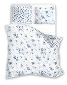 Pościel - Faro Pościel satyna bawełniana premium 140x200+70x90 Milagro Verde 012 Błękitne zauroczenie - miniaturka - grafika 1